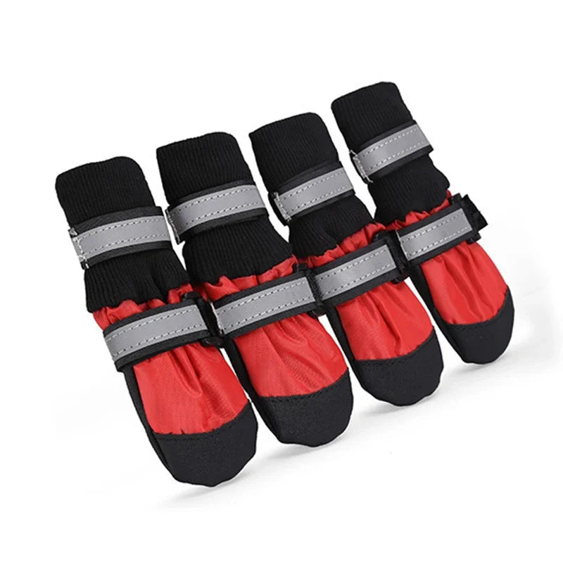 Waterproof Anti Slip Dog Boots Reflective For Dogs Outdoor