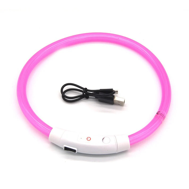 CN Guangdong Luminous Dog Collar LED Light Night Safety GXQ02