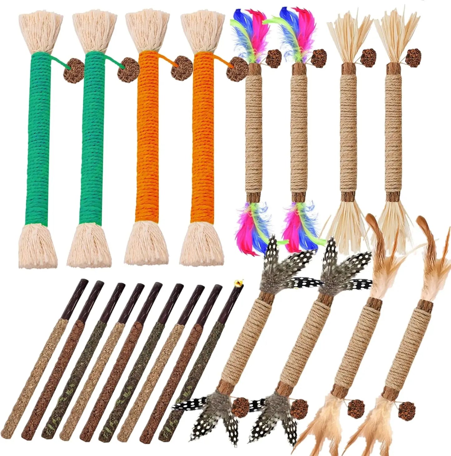 Zhejiang Silver Vine Catnip Toys 12 Pack Treats Kit