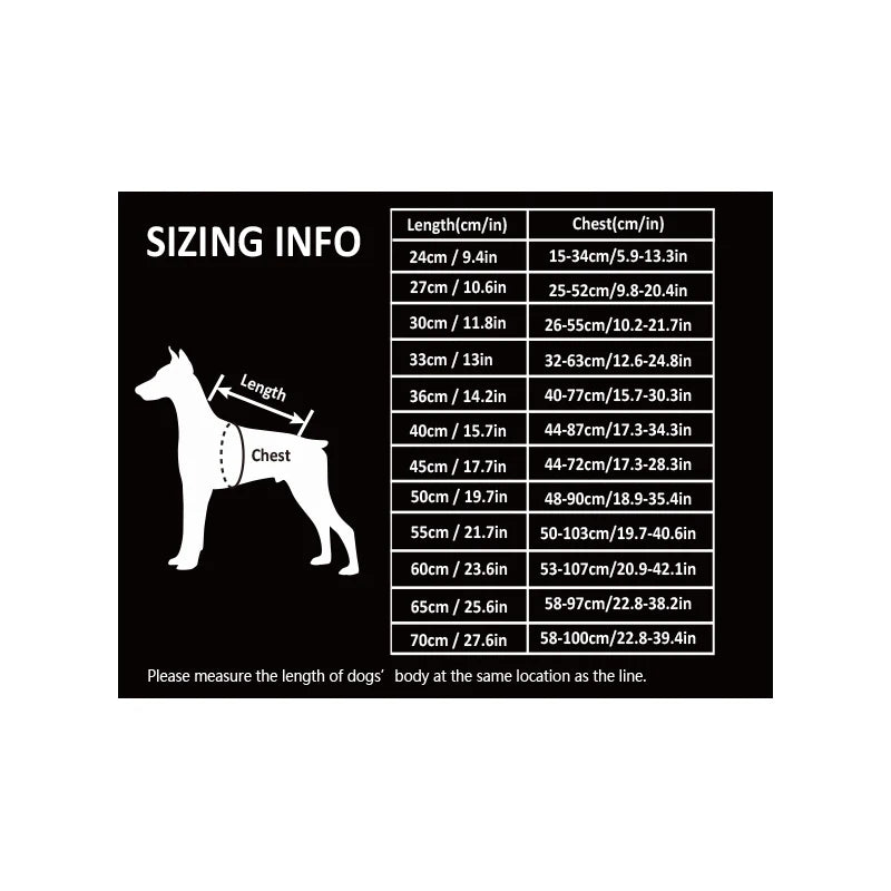 TRUELOVECN Waterproof Dog Winter Coat Reflective Jacket
