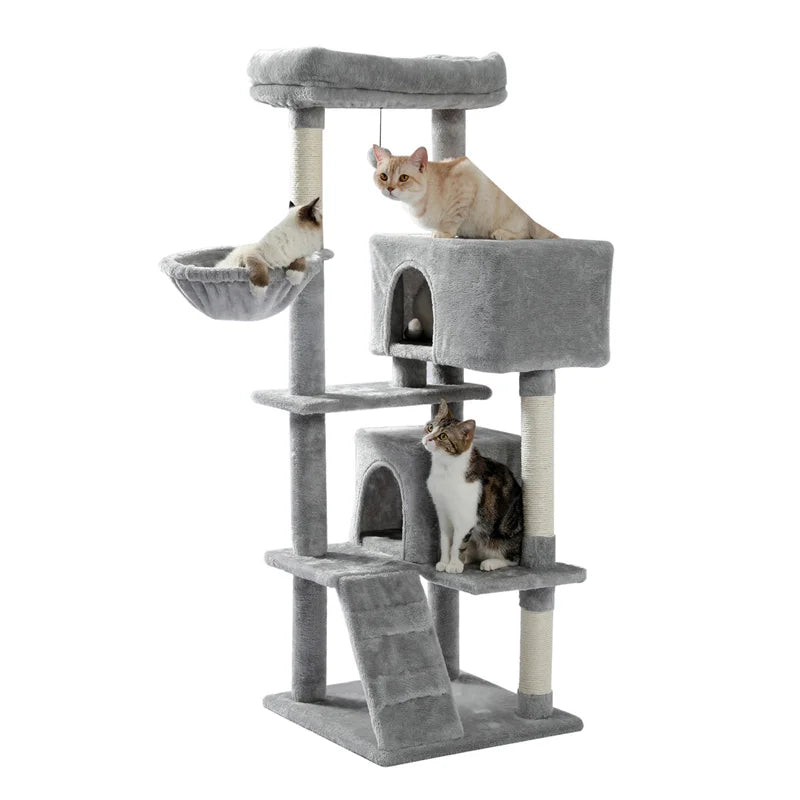 PETEPELACN Luxury Multi Level Cat Tree Tower With Cat Condo