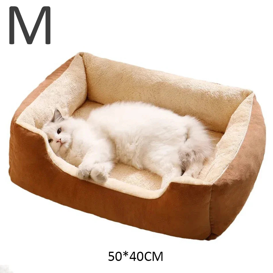 Guangdong Plush Cat Bed With Soft Cushion For Cats