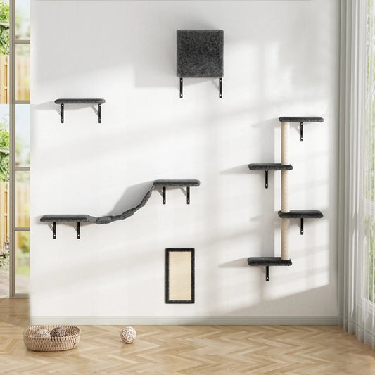 Guangdong Hign Concerned Cat Climber Wall Shelves Set