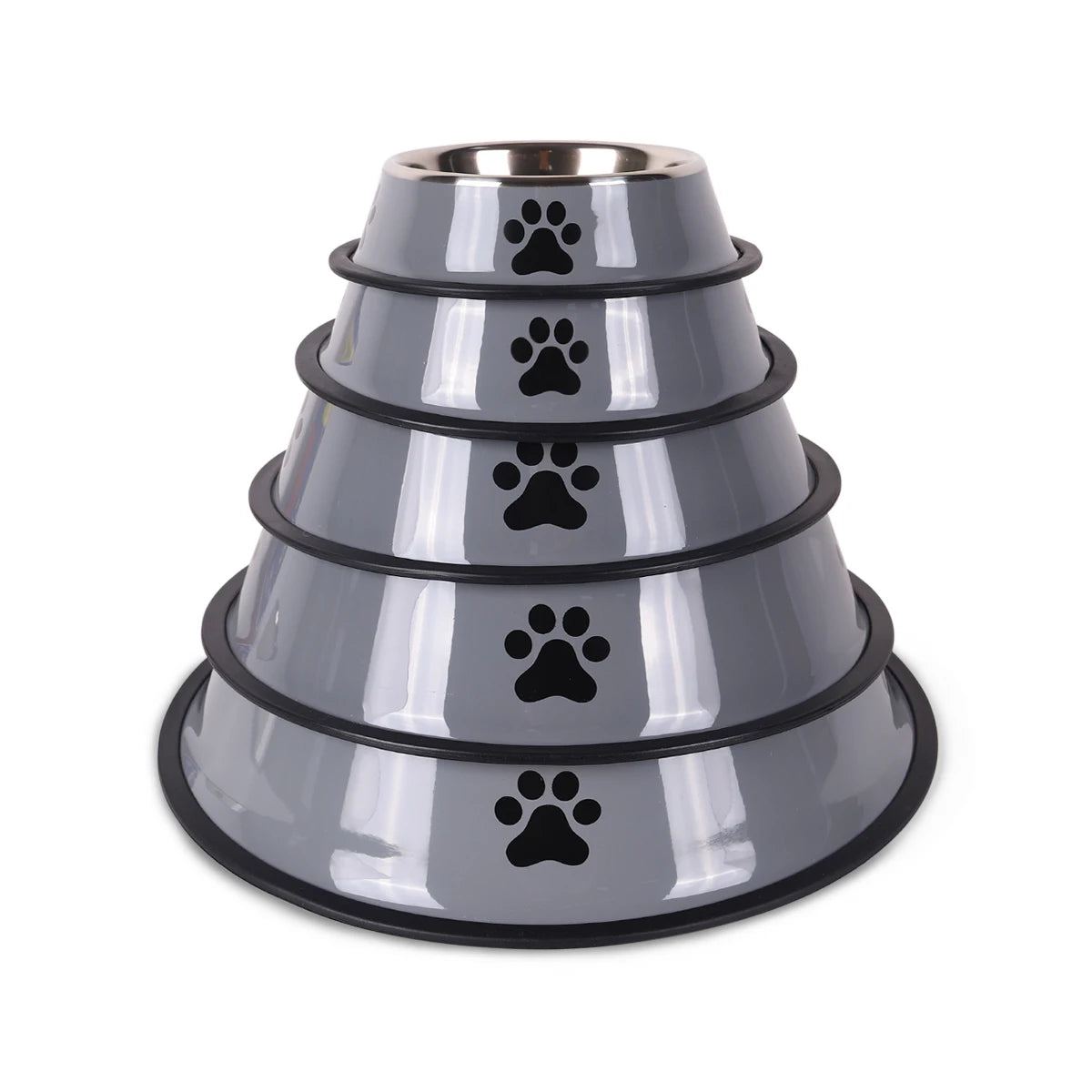 High Concerned Stainless Steel Pet Bowl Anti Fall Feeding Dish