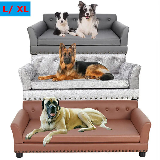 BORWARTCN Heavy Duty Pet Sofa Bed For Dogs And Cats