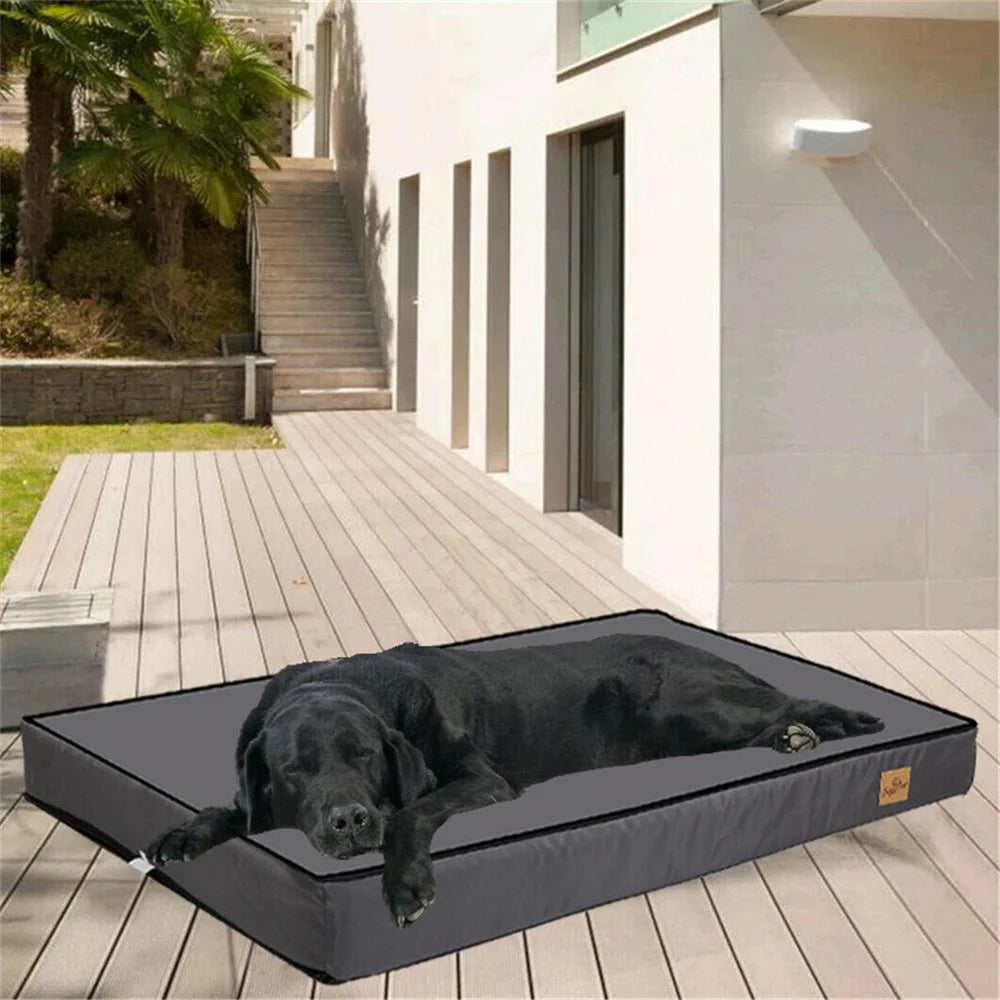 BORWARTCN Orthopaedic Dog Bed Waterproof Cushion Mattress 2 In 1