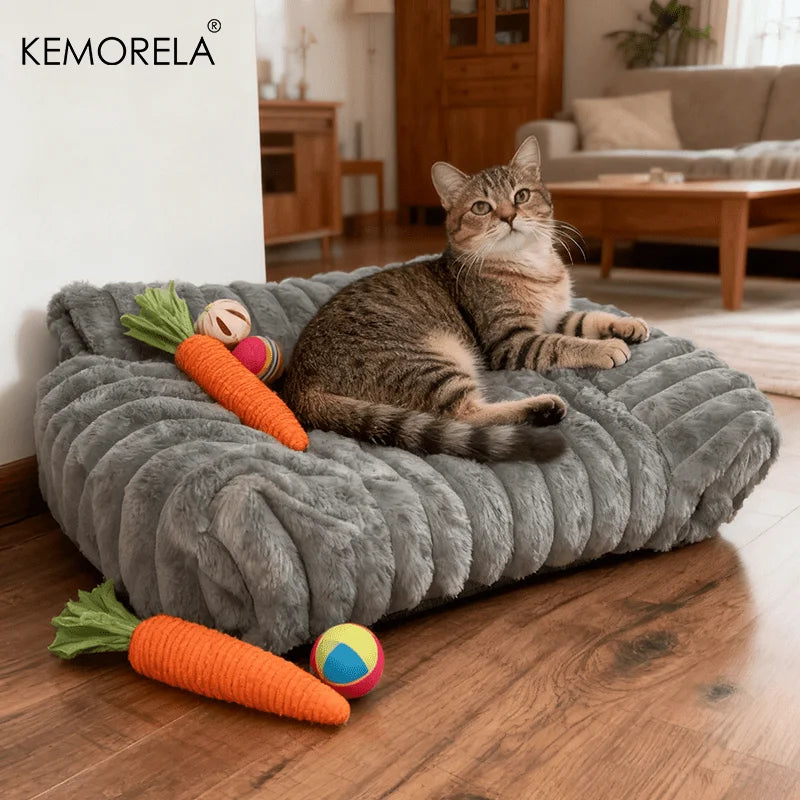 KEMORELA Cat Sofa Bed Breathable All Seasons For Small Cats