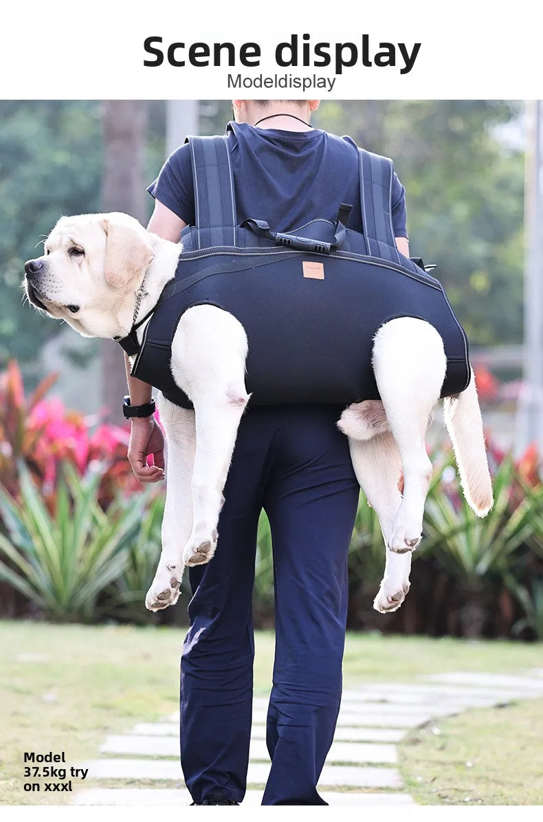 SHANGHUACN Dog Backpack Multi Functional Horizontal Sling Harness