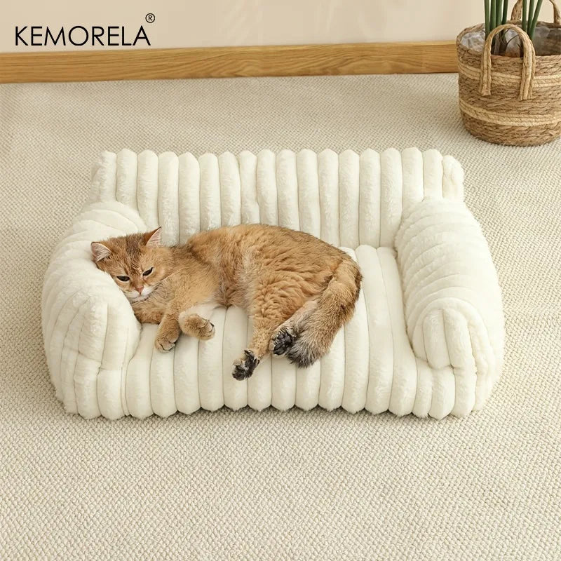 KEMORELA Cat Sofa Bed Breathable All Seasons For Small Cats