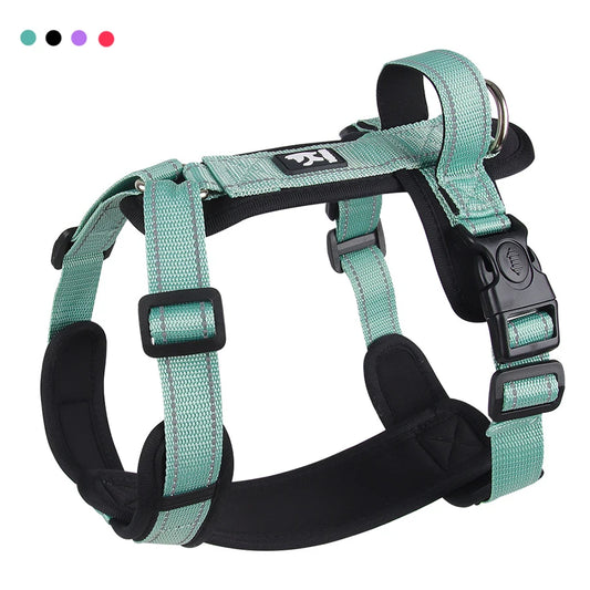 CN Zhejiang Reflective Dog Harness With Handle Adjustable Vest