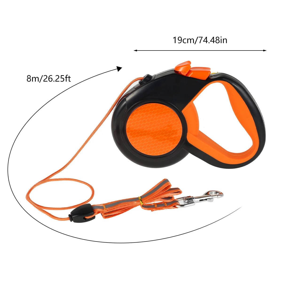 Willstar Retractable Dog Leash Heavy Duty Reflective Tape Non-Slip Handle