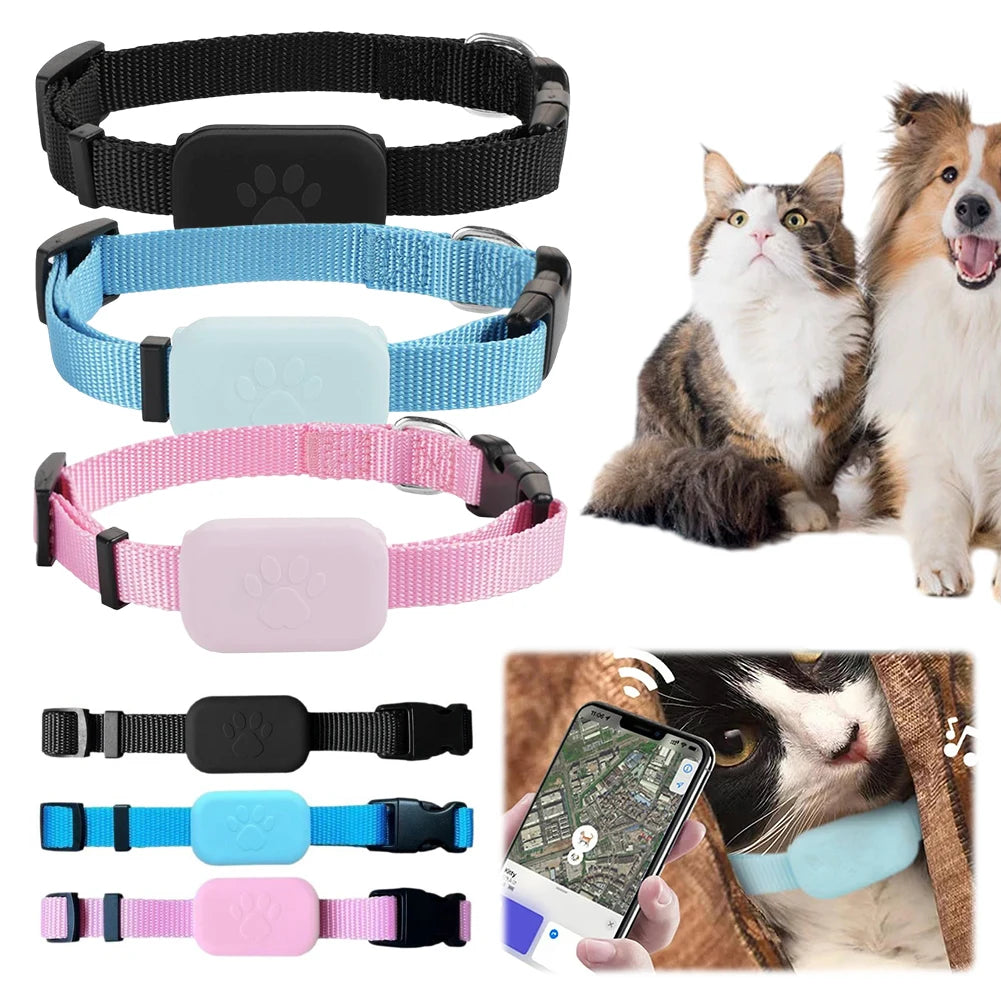 MOJOYCE Pet GPS Tracker With Adjustable Collar For Cats