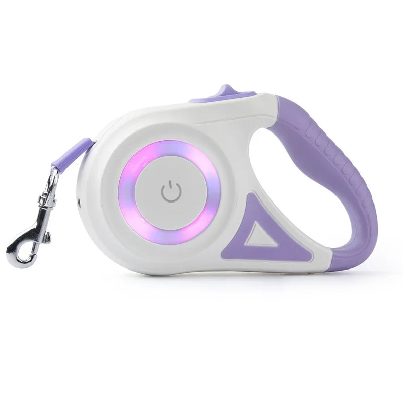 Booteely 5M Automatic Retractable Dog Leash With LED Flashlight