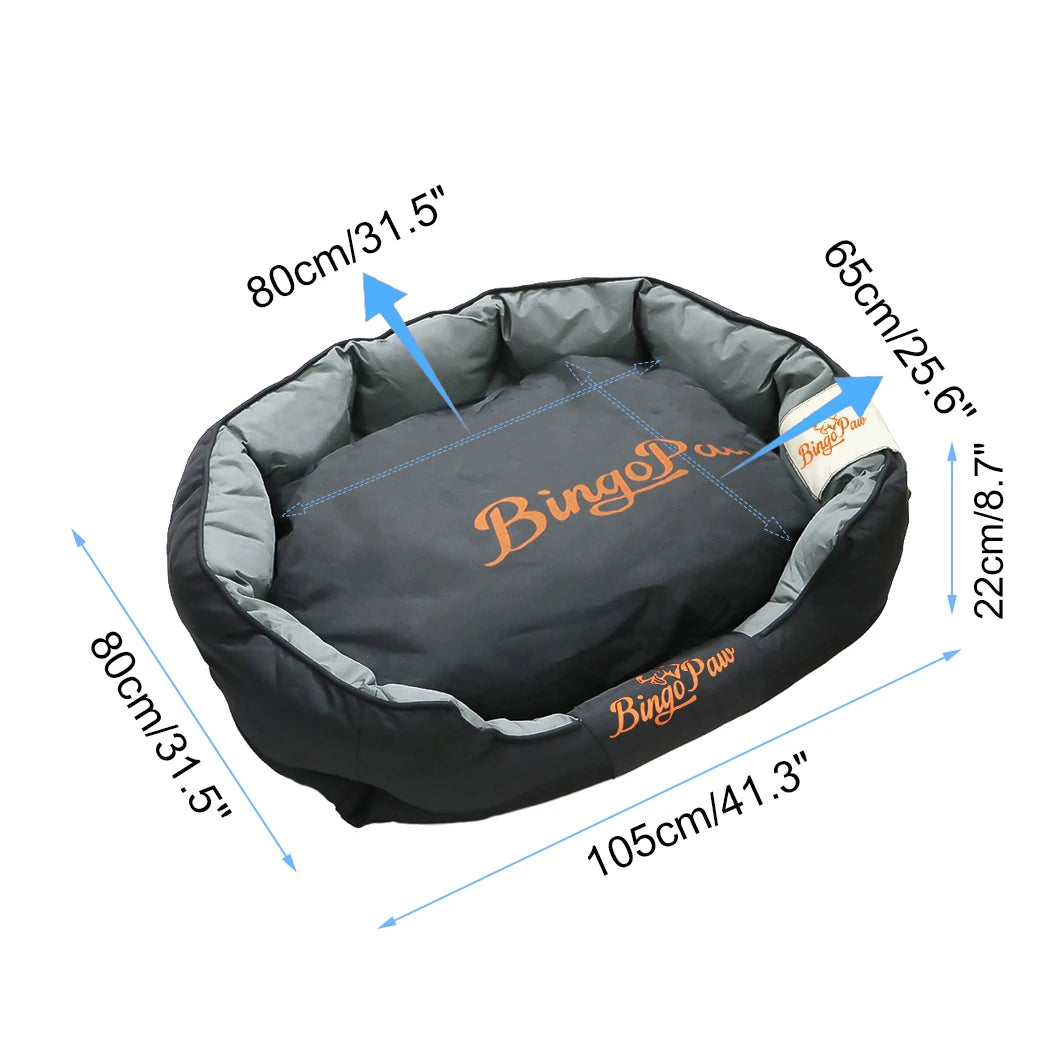 BINGOPAW All Season Dog Bed Calming Sofa Kennel Cushion