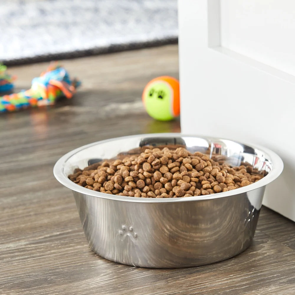 Stainless Steel Dog Bowl Set Non Slip Durable Dishwasher Safe