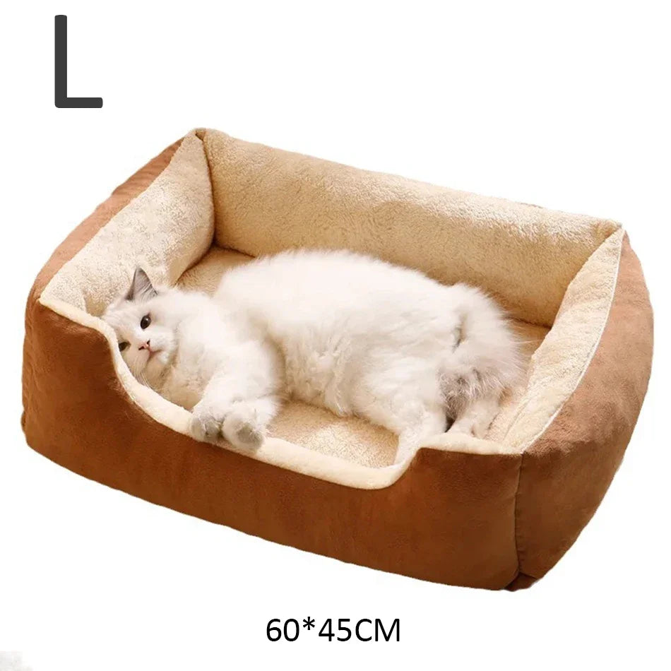 Guangdong Plush Cat Bed With Soft Cushion For Cats