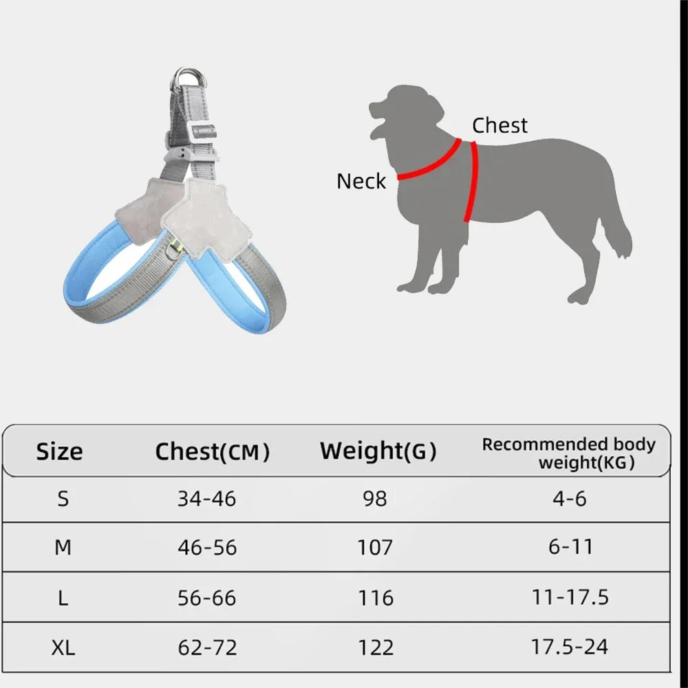 YTYINCN No Pull Dog Harness Reflective Adjustable Vest