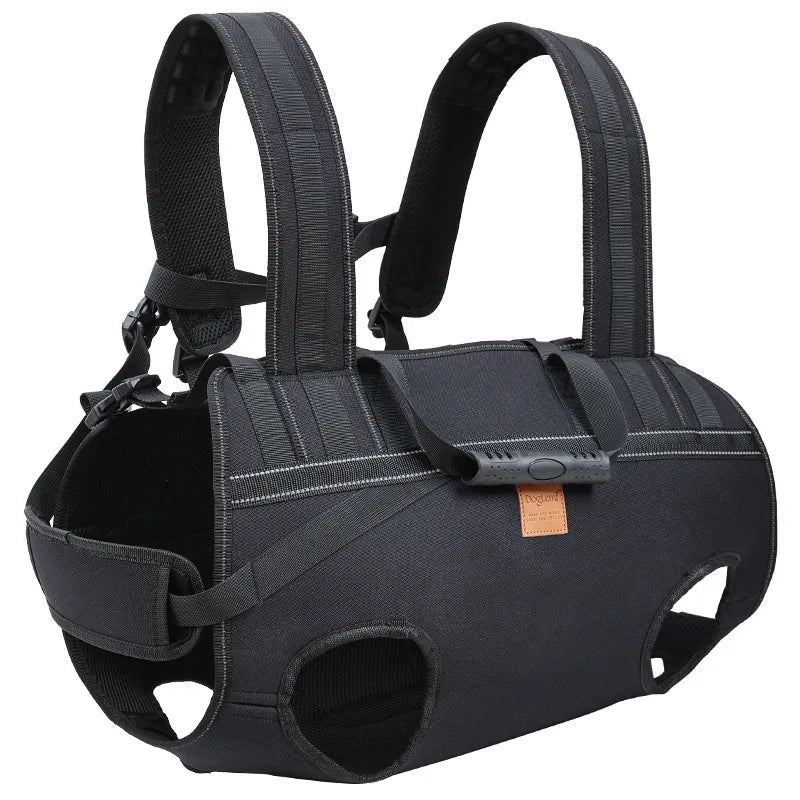 SHANGHUACN Dog Backpack Multi Functional Horizontal Sling Harness