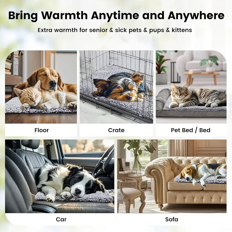 NONECN Self Heating Pet Pad Blanket for Cats and Dogs