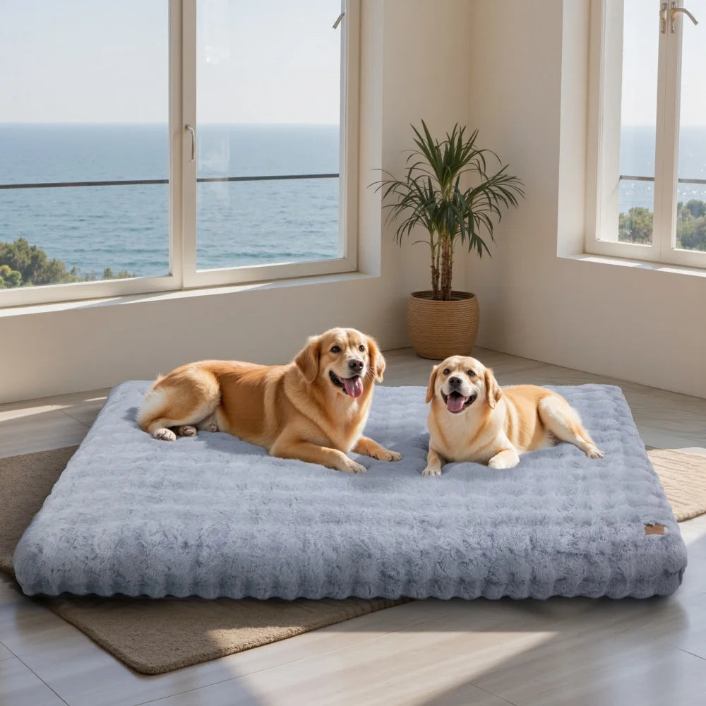 BORWART Cloud Like Comfort Dog Bed With Removable Cover Machine Washable