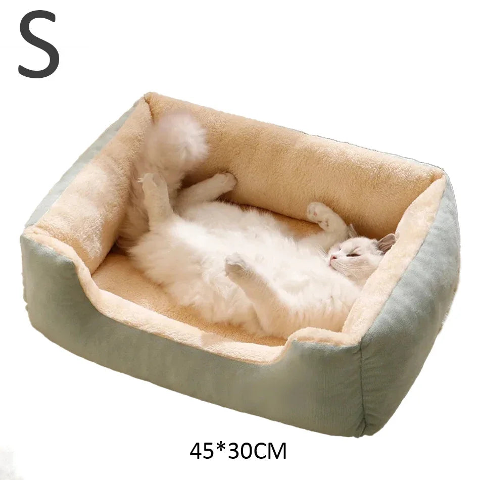 Guangdong Plush Cat Bed With Soft Cushion For Cats