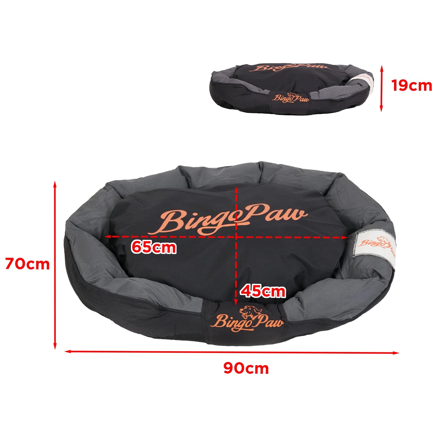 BINGOPAW All Season Dog Bed Calming Sofa Kennel Cushion