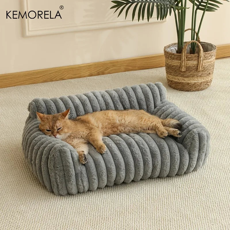 KEMORELA Cat Sofa Bed Breathable All Seasons For Small Cats