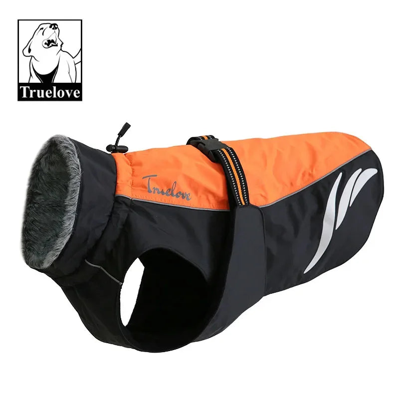 TRUELOVECN Waterproof Dog Winter Coat Reflective Jacket