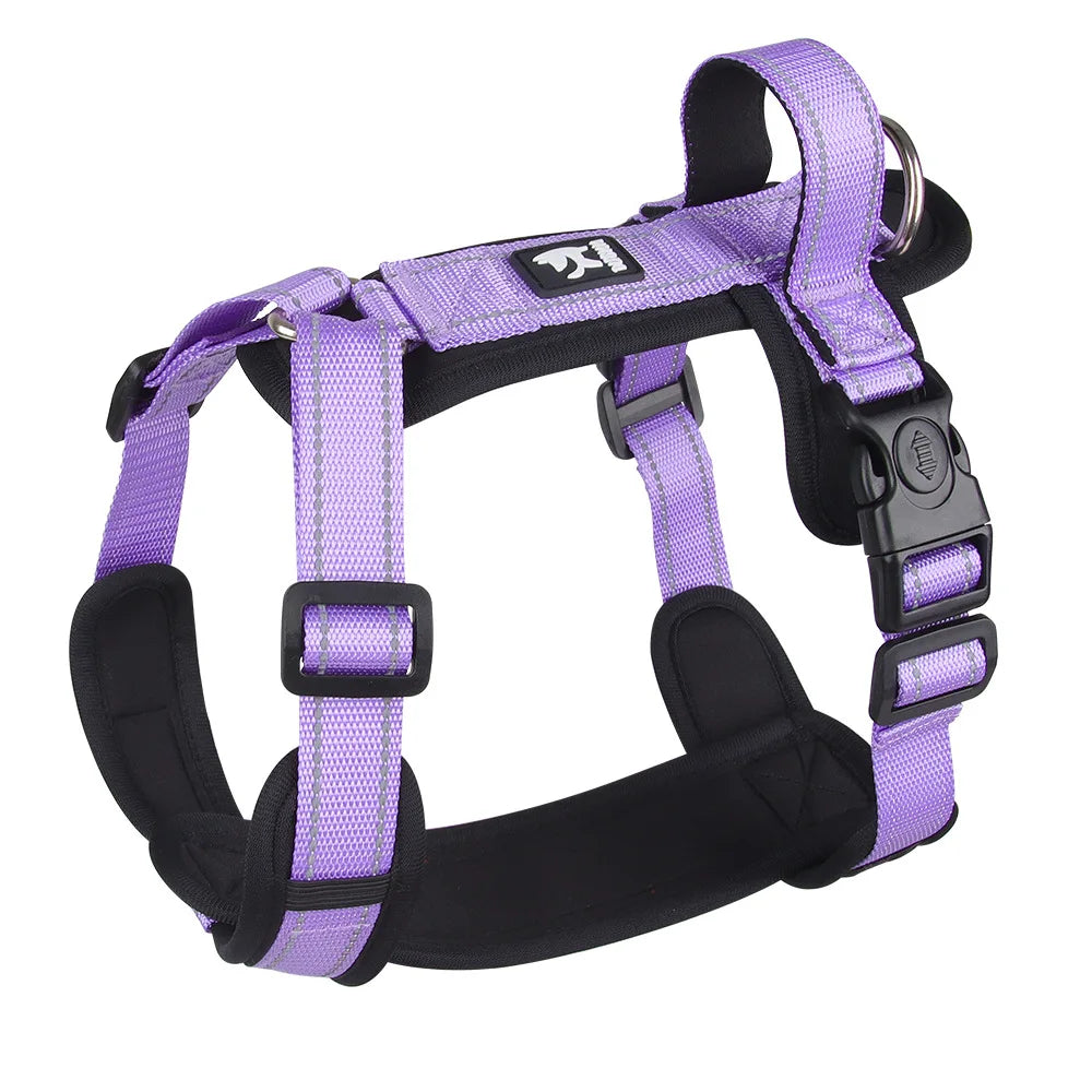 CN Zhejiang Reflective Dog Harness With Handle Adjustable Vest