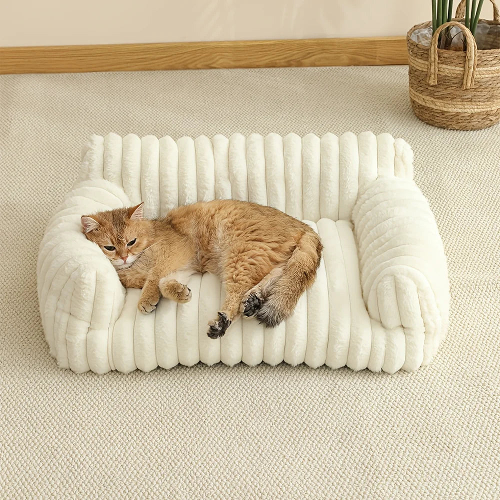 KEMORELA Cat Sofa Bed Breathable All Seasons For Small Cats