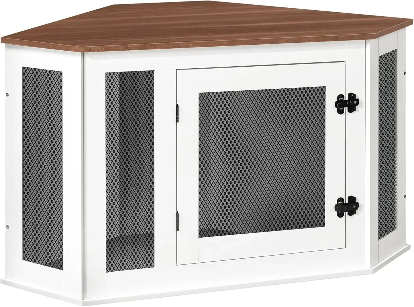 Corner Dog Crate Furniture End Table Decorative Indoor Kennel