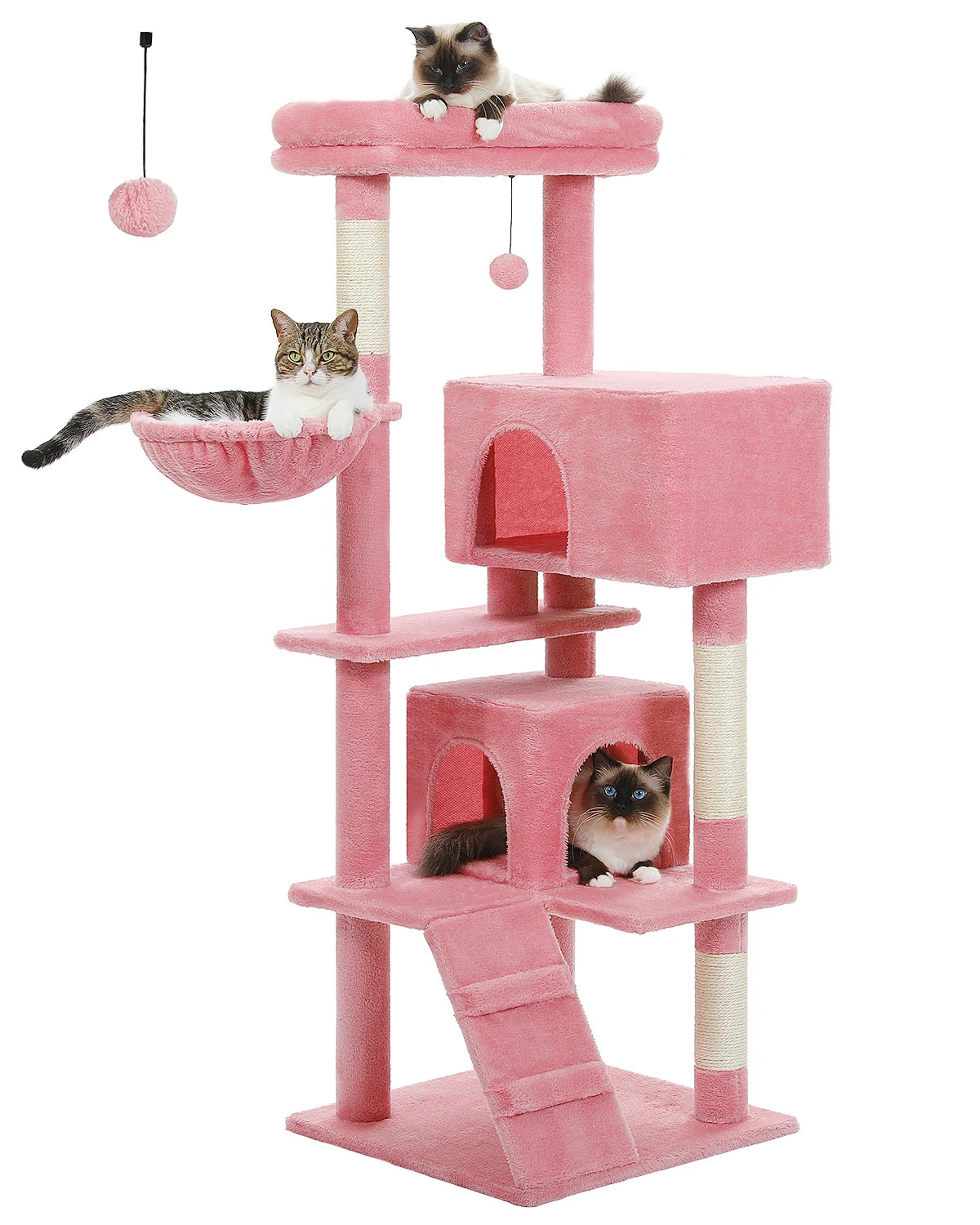 PETEPELACN Luxury Multi Level Cat Tree Tower With Cat Condo