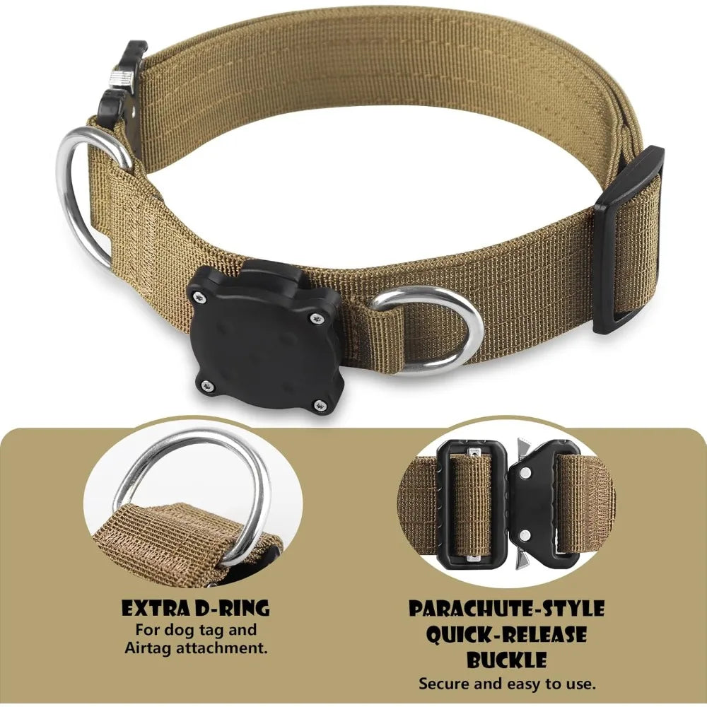 Tactical Dog Harness with Leash and MOLLE Vest for Dogs