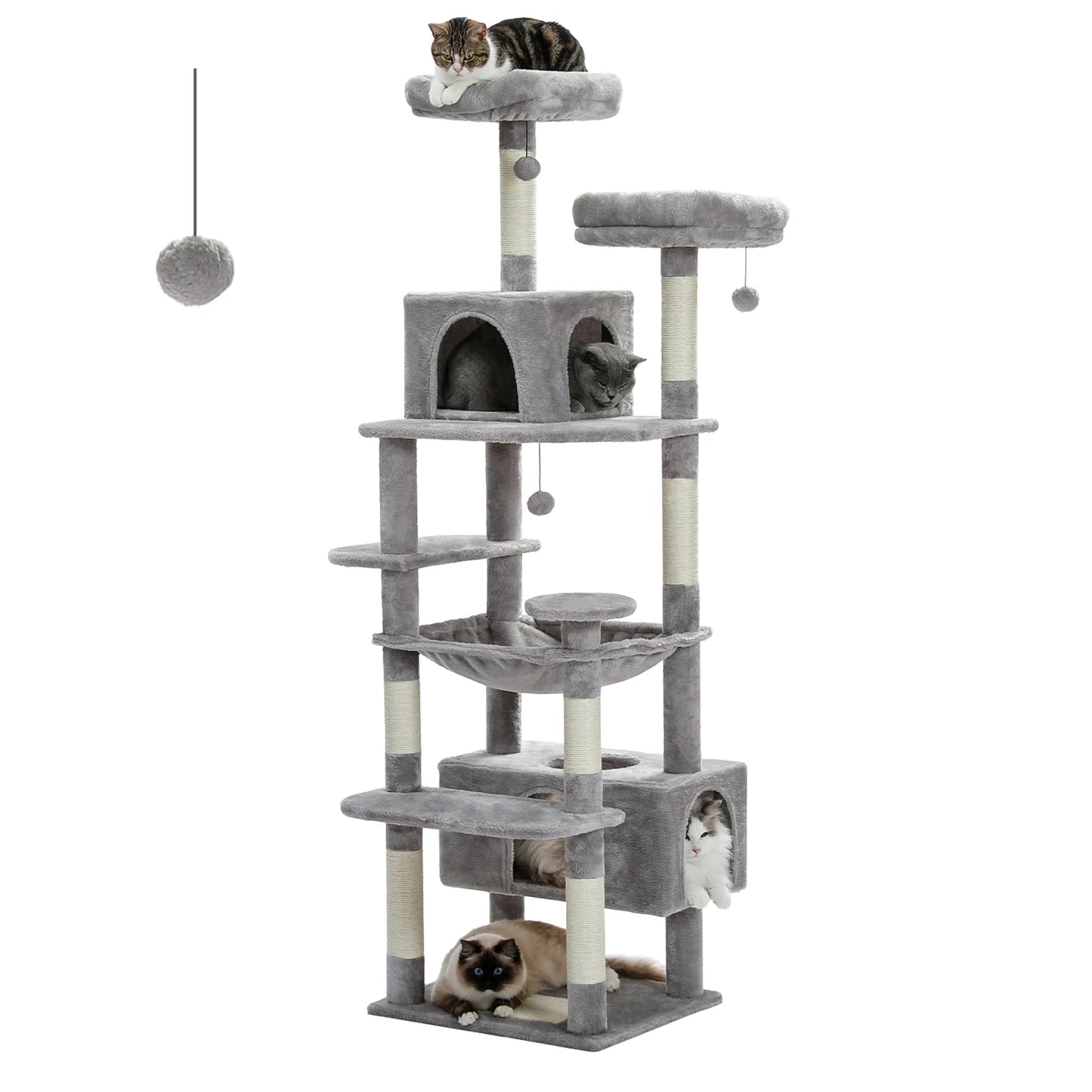 PAWZ Road Cat Tree Tower With Sisal Posts Indoor Use