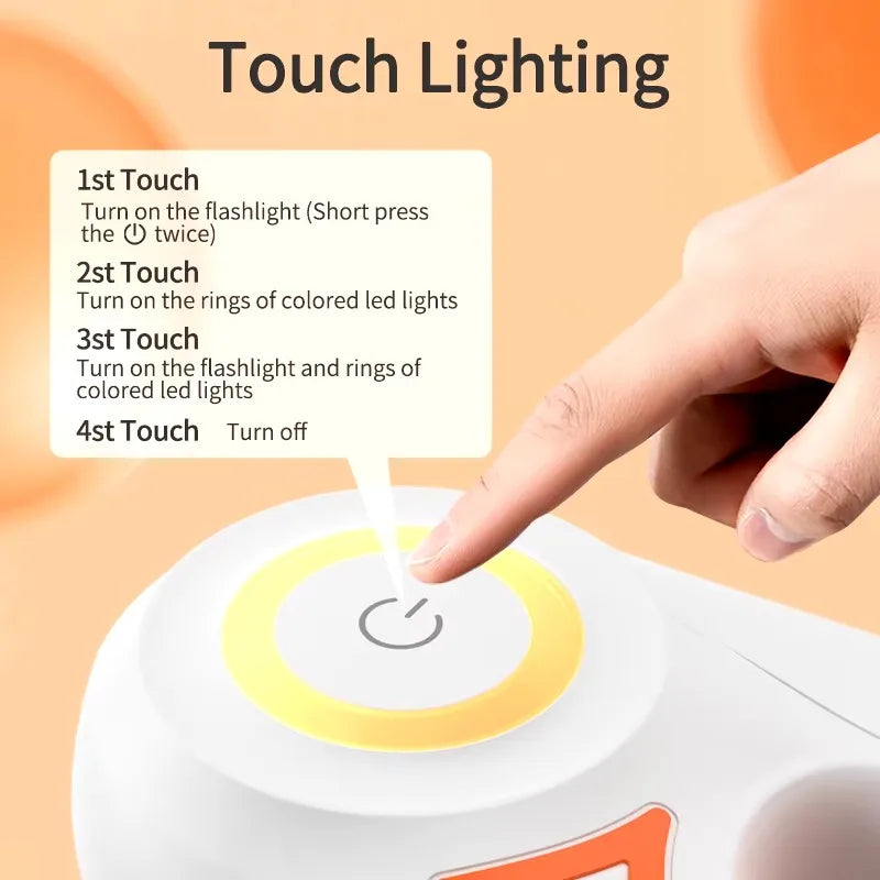 Booteely 5M Automatic Retractable Dog Leash With LED Flashlight