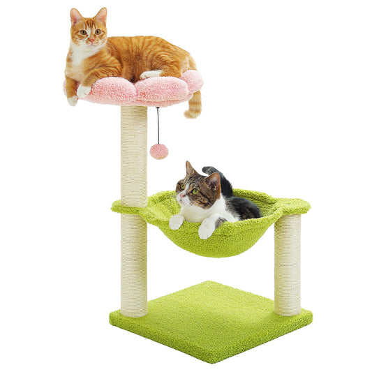 PAWZ Road Flower Cat Tree With Indoor Sisal Scratching Post