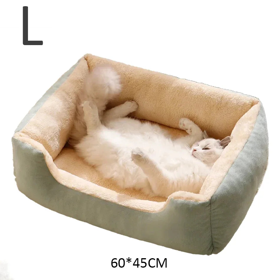 Guangdong Plush Cat Bed With Soft Cushion For Cats