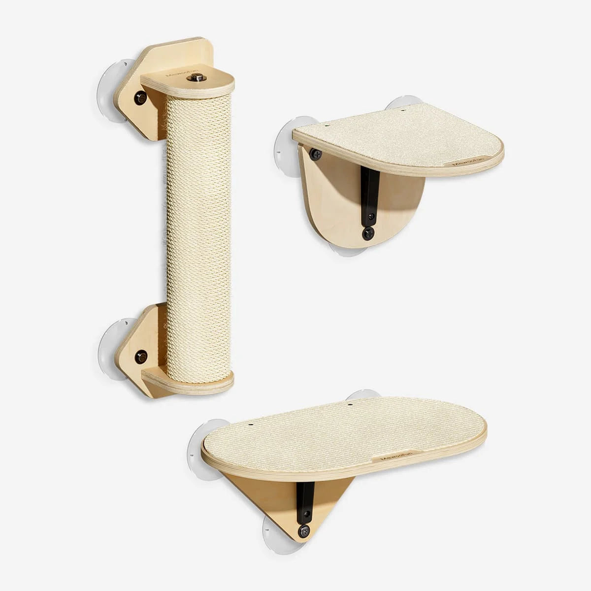 MEWOOFUNCN Cat Window Perch With Climbing Steps And Scratching Post