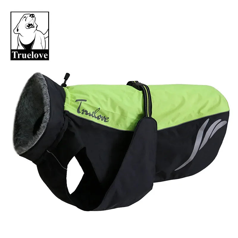 TRUELOVECN Waterproof Dog Winter Coat Reflective Jacket