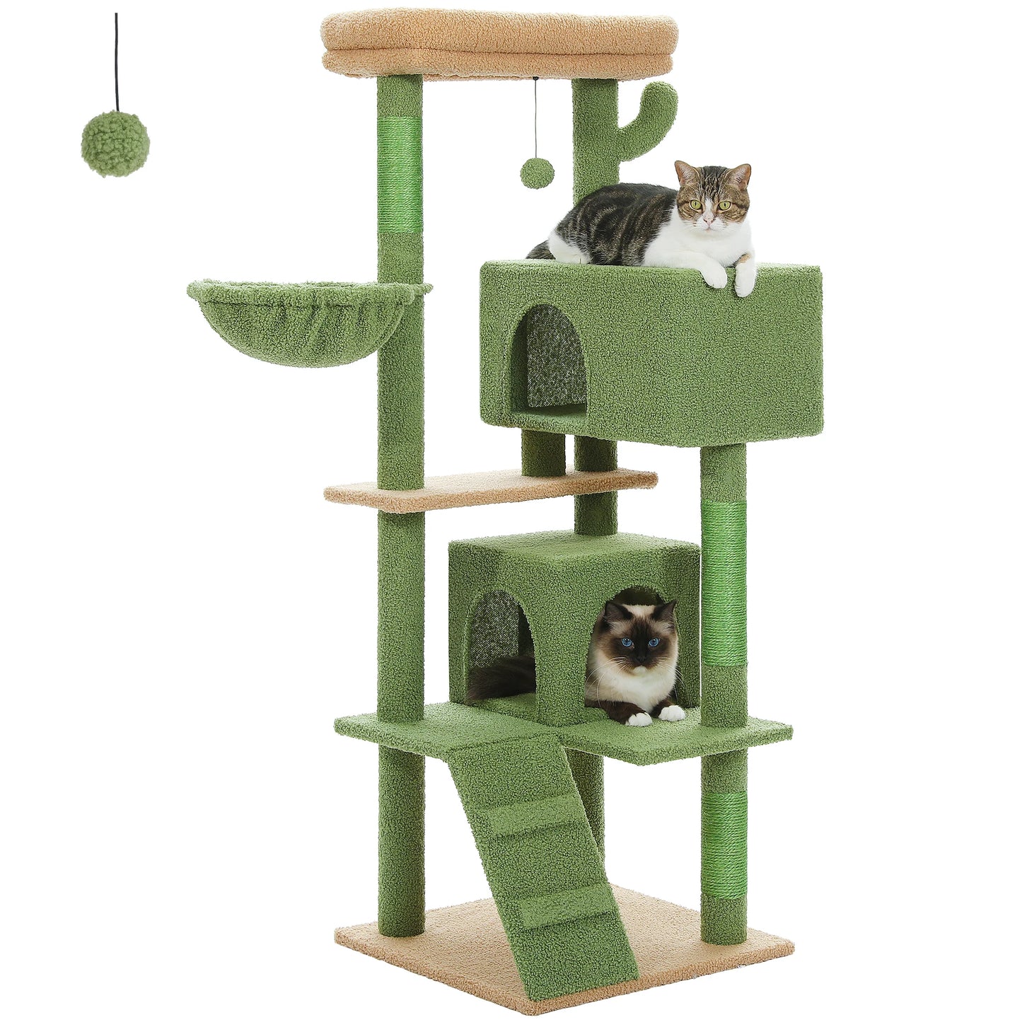 PETEPELACN Luxury Multi Level Cat Tree Tower With Cat Condo