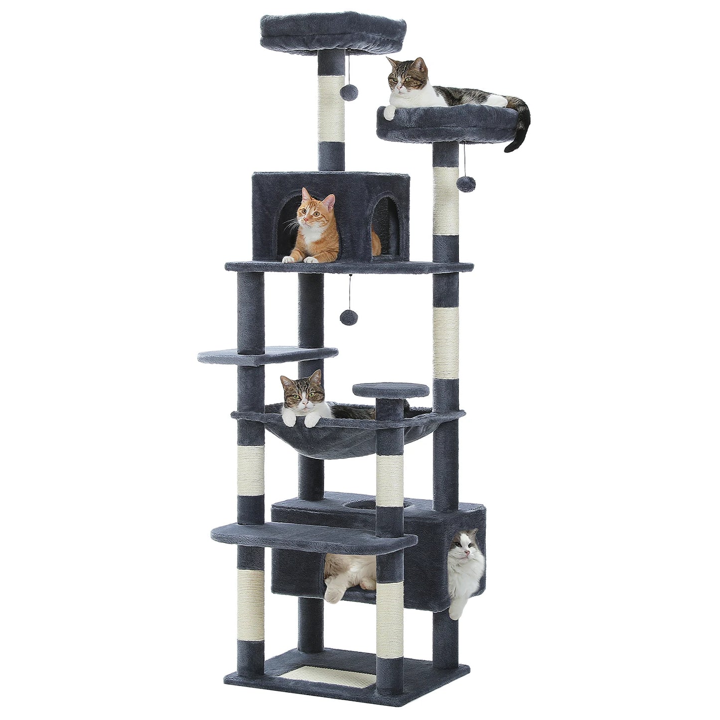 PAWZ Road Cat Tree Tower With Sisal Posts Indoor Use