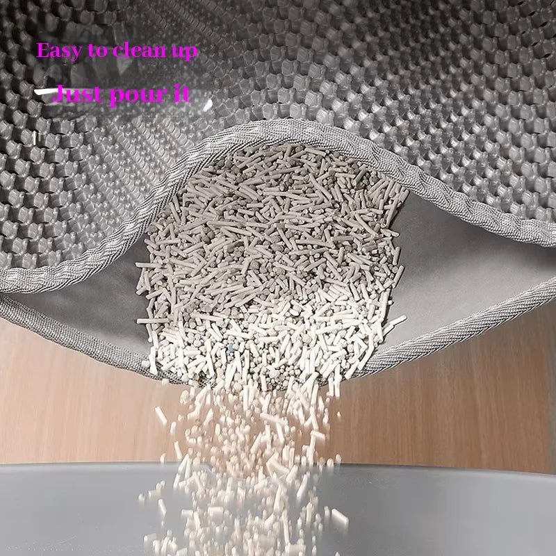 CN Cat Litter Mat Waterproof Double Layer Trapping Pad