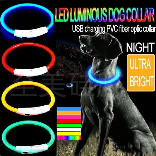 CN Guangdong Luminous Dog Collar LED Light Night Safety GXQ02