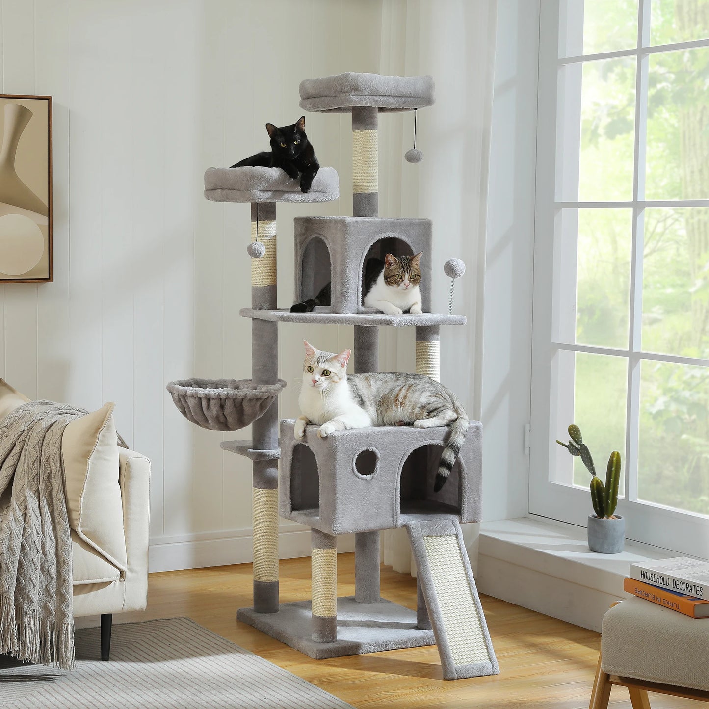 PAWZ Road Multi Level Cat Tree Sisal Scratching Post