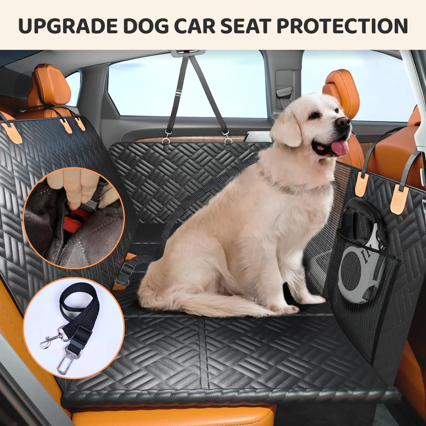CN Zhejiang Dog Seat Cover Hammock for Cars and SUVs
