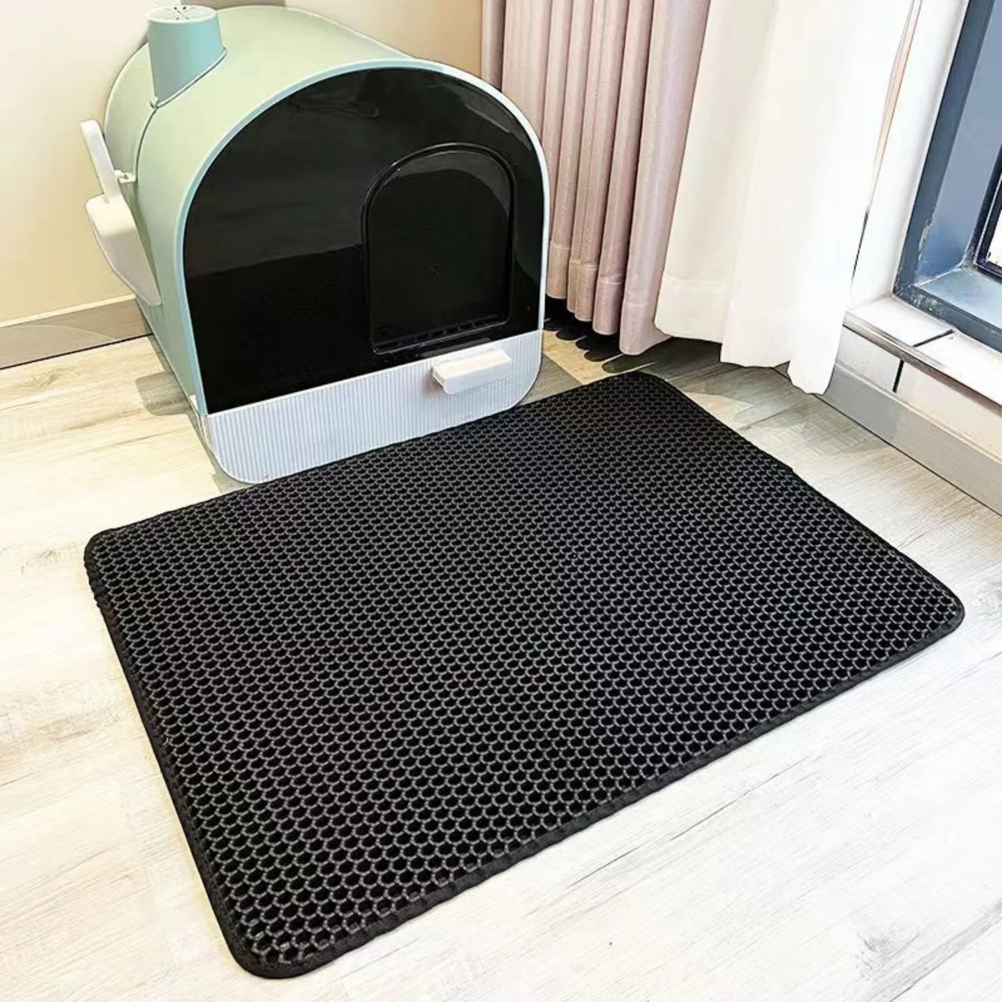 CN Cat Litter Mat Waterproof Double Layer Trapping Pad