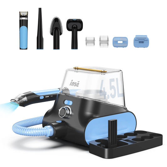 INSE P30 Pet Grooming Vacuum Ultra Low Noise Dust Box