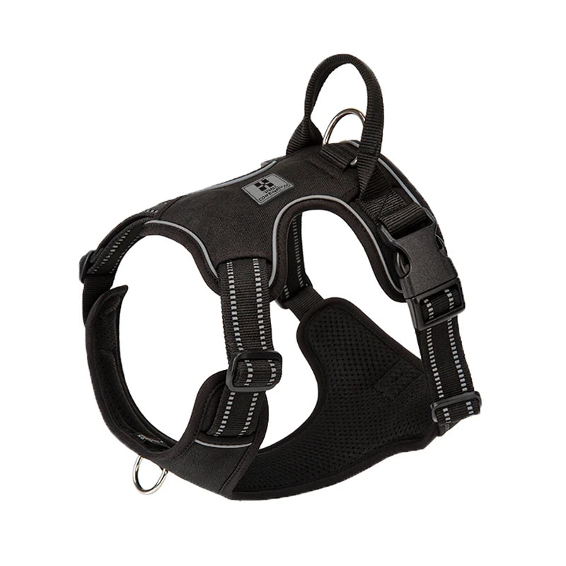Small Combination Reflective Padded Adjustable No Pull Dog Harness