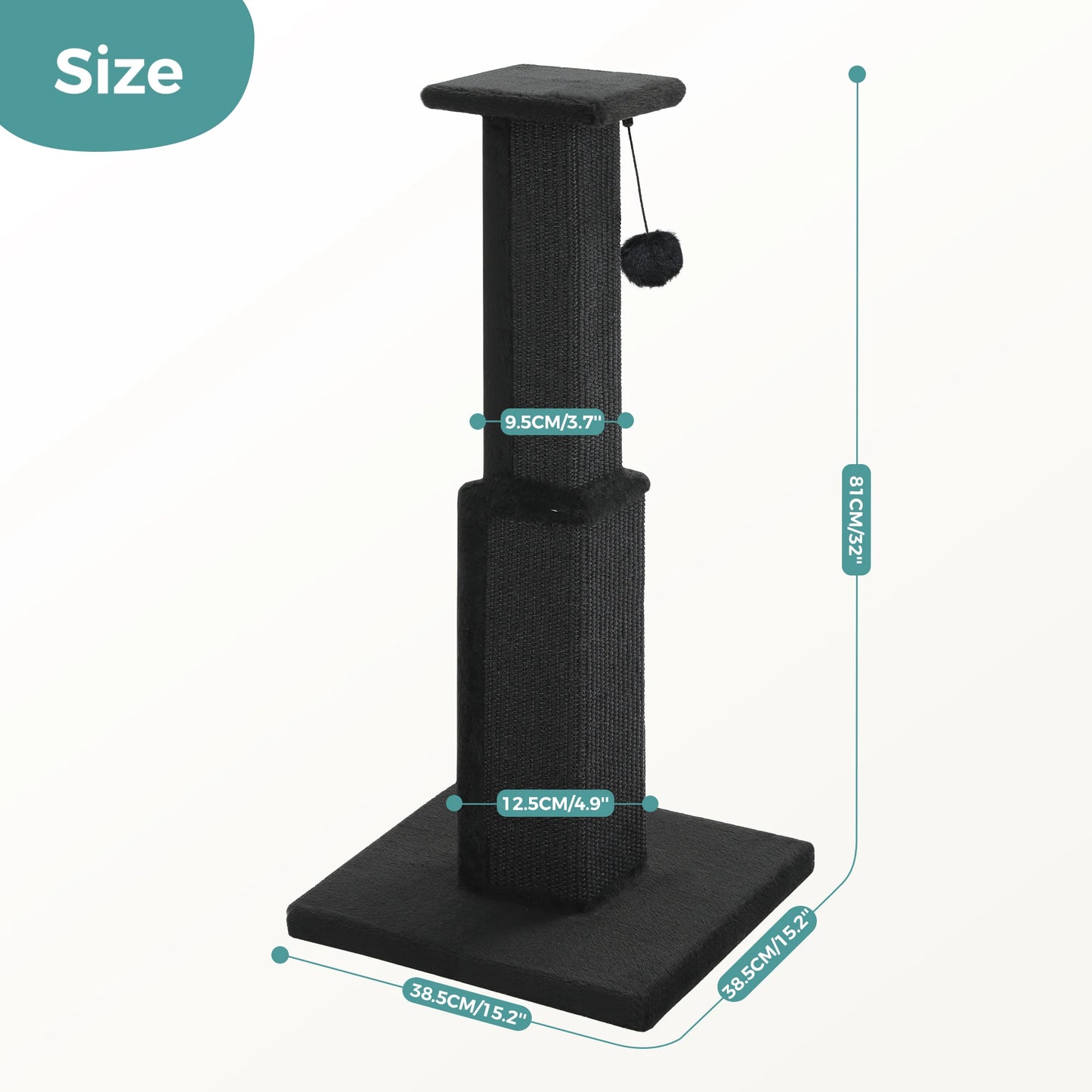 PAWZ Road Cat Scratching Post Indoor Toy For Cats Play