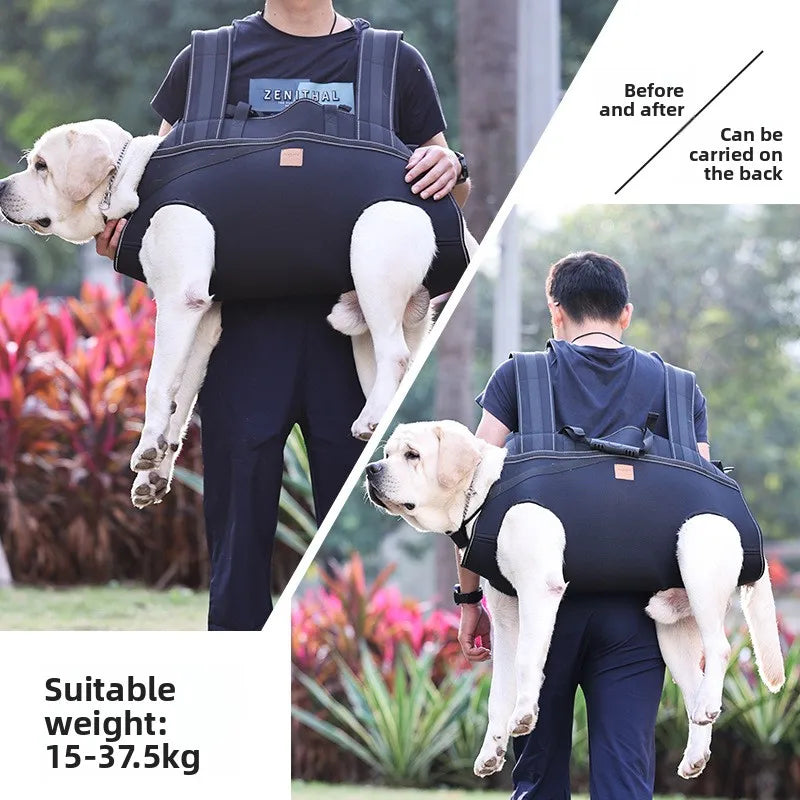 SHANGHUACN Dog Backpack Multi Functional Horizontal Sling Harness